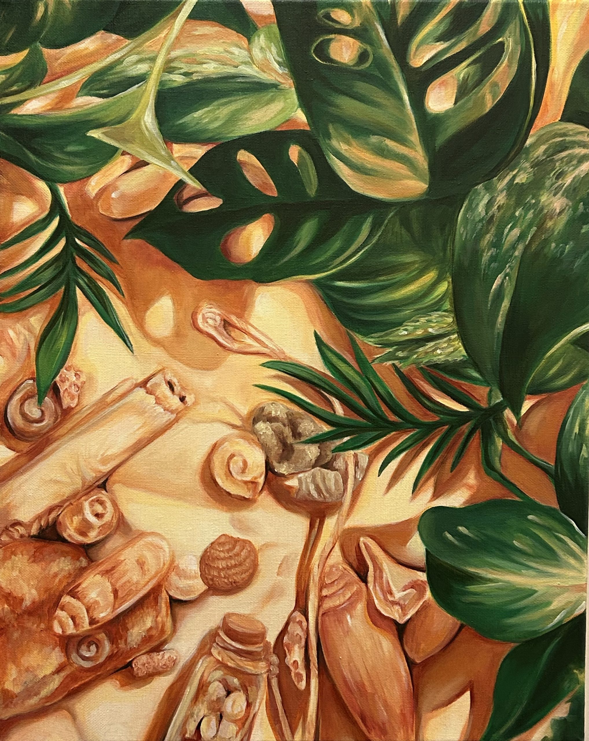student work from Misty Bennett painting class