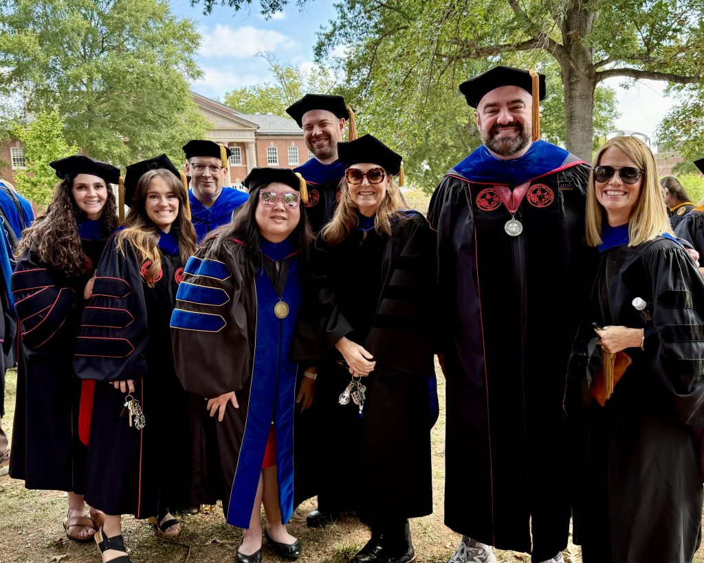 Group of men and women in academic robes