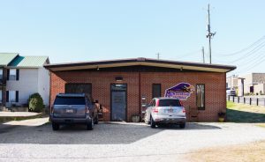 Softball Office and parking lot