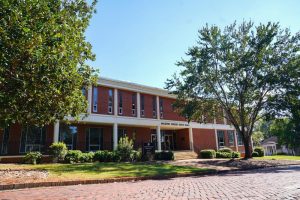 Davis Hall front entrance