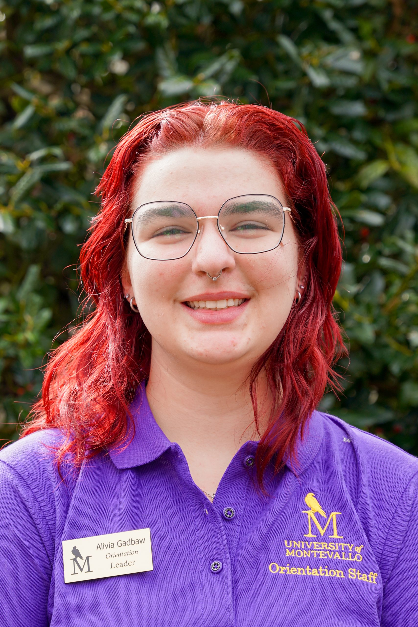 Orientation Leader Alivia Gadbaw