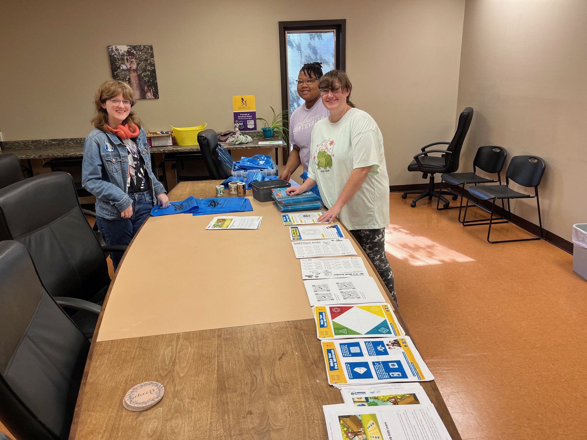 Vallo Volunteers Creating APTV Food Distribution Bags 10.23.2024