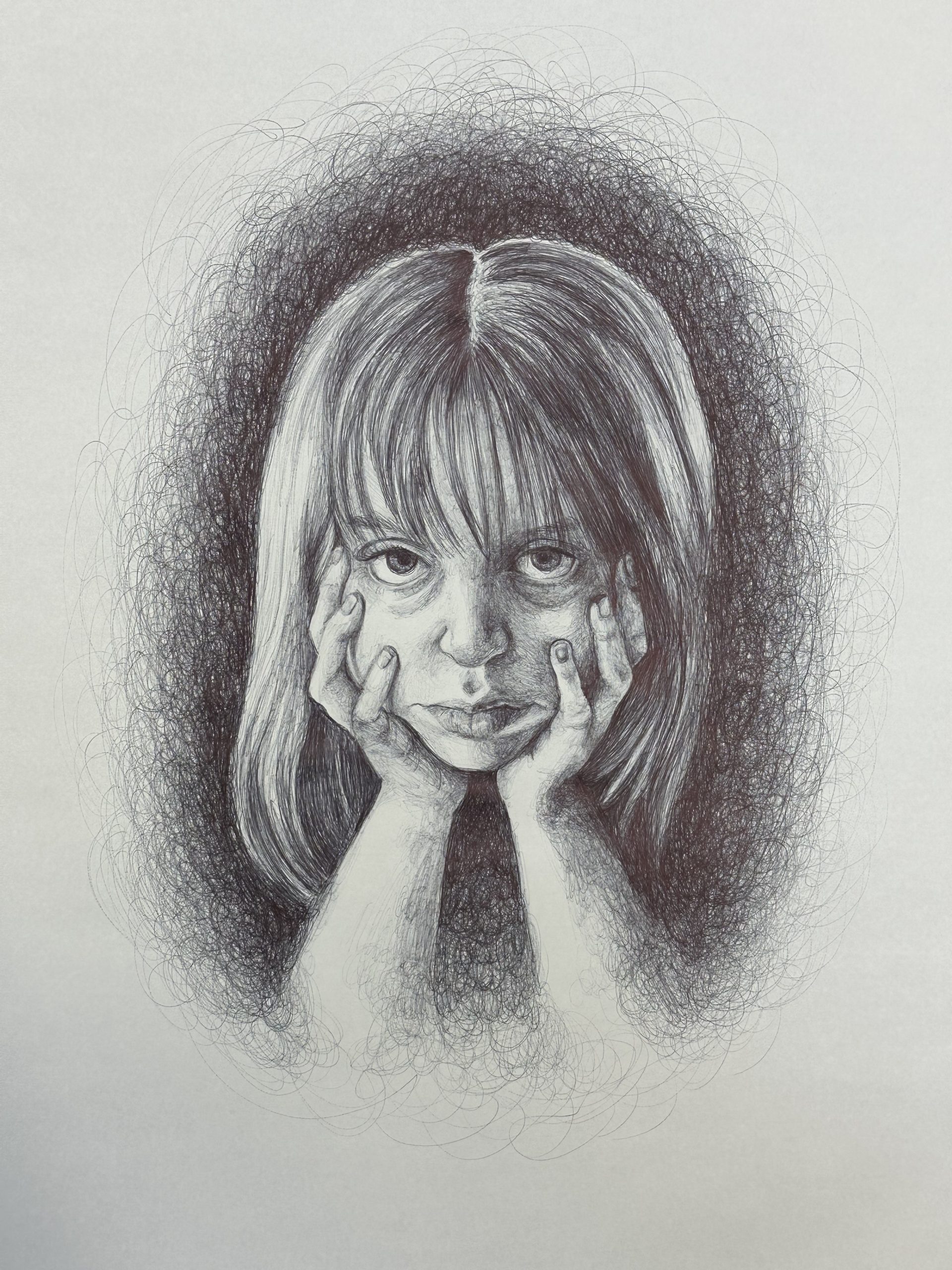 student work in Joe Bennett's Drawing class