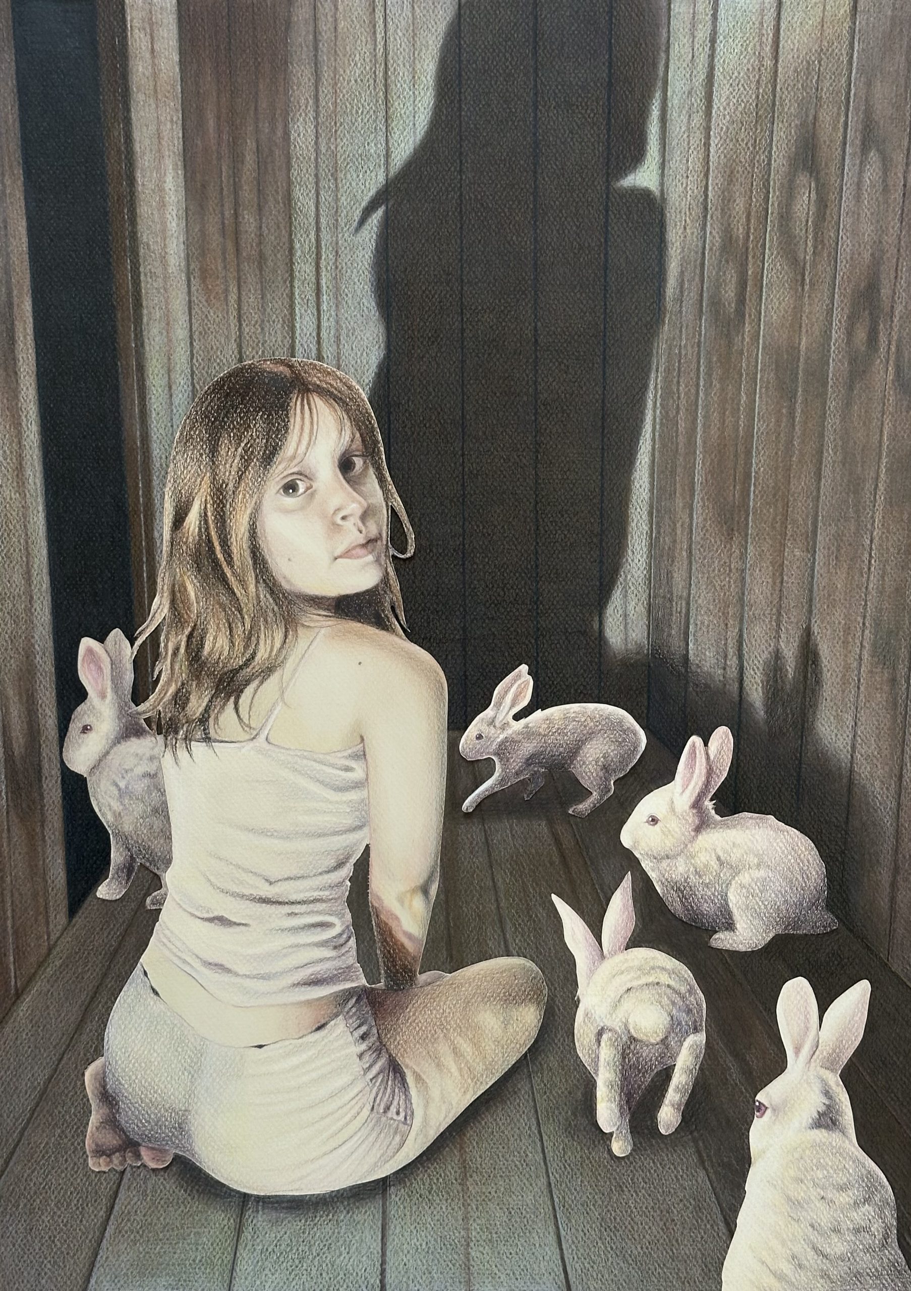 student work in Joe Bennett's Drawing class
