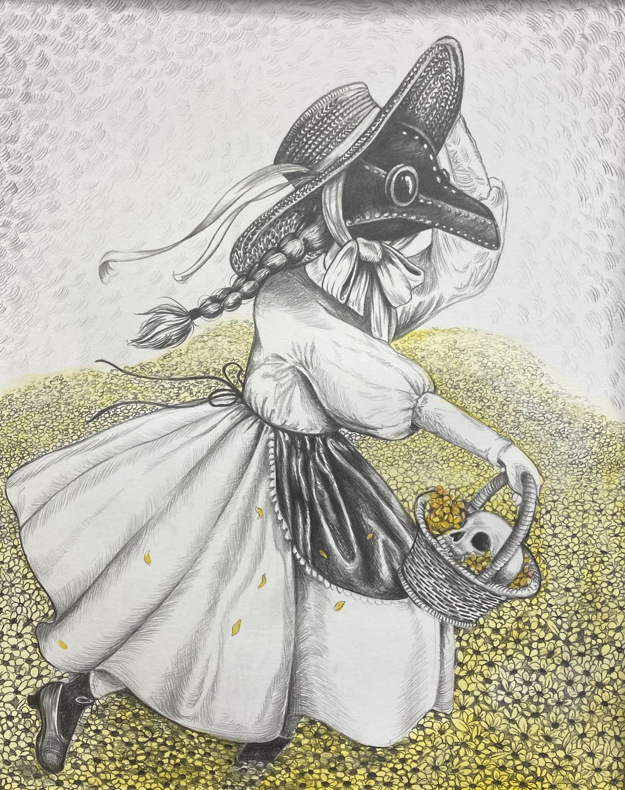 student work in Joe Bennett's Drawing class
