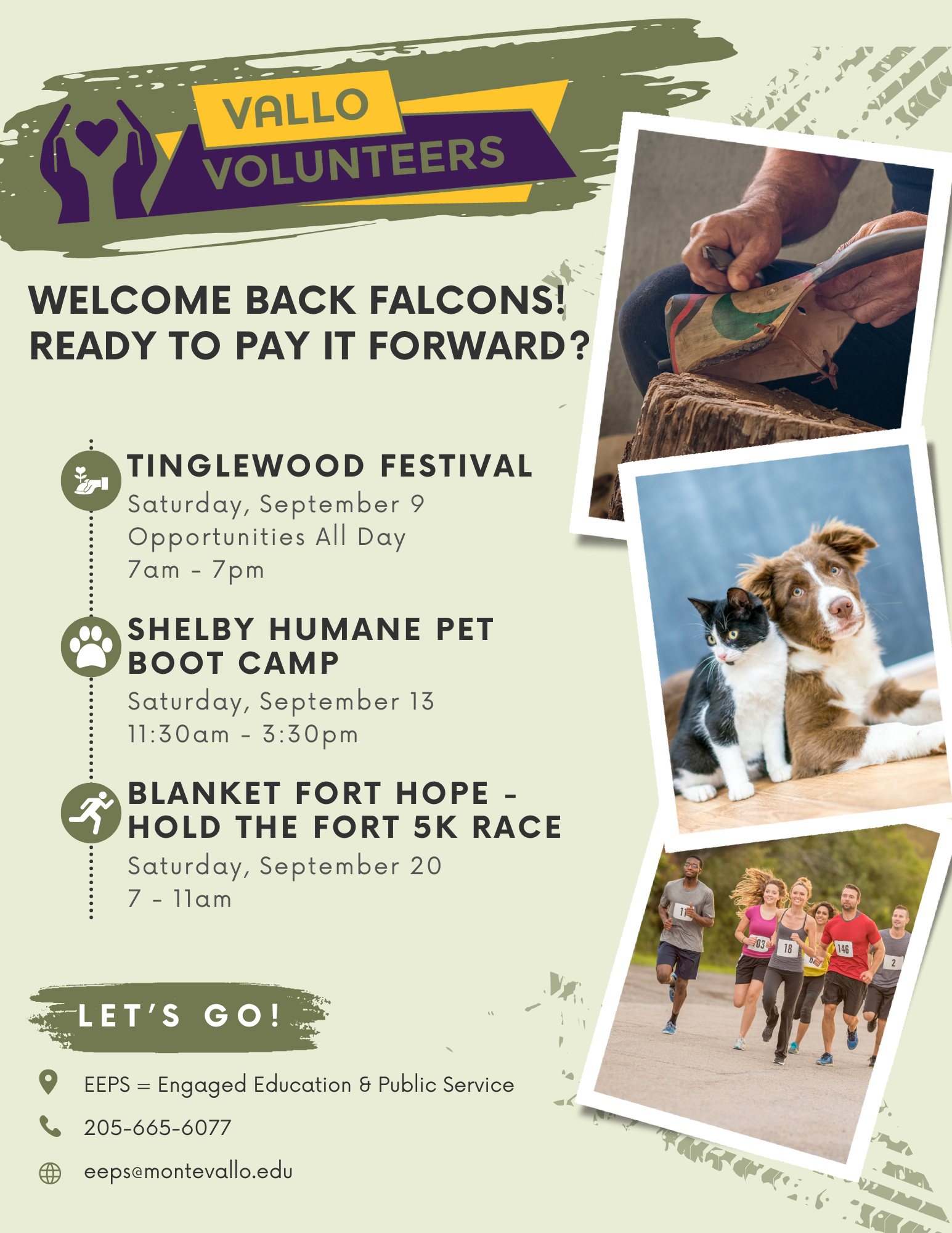 Vallo Volunteers Fall 2025 Events